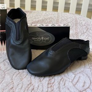 Revolution dance wear black jazz shoes